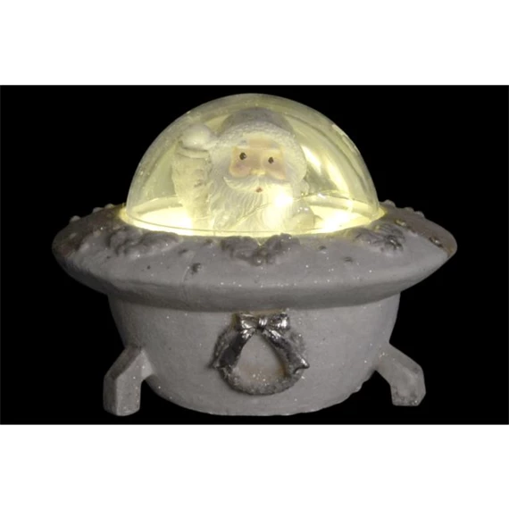 Figura LED-es ufo 12,5x10 cm