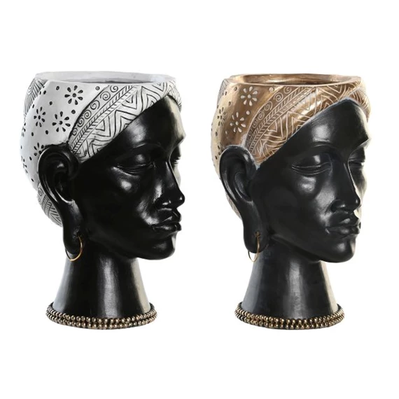 Figura afrikai 19,5x11x39,5 cm 2 féle