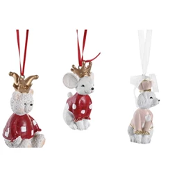 Figura kutya, maci, egér 4,5x4x7 cm 6 féle