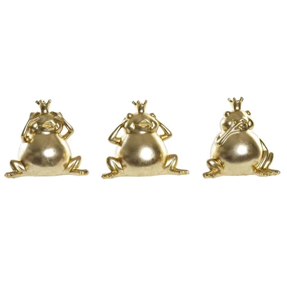 Figura béka 14x8x12 cm 3 féle