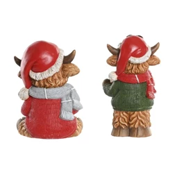 Figura borjú LED-es 22,5x19x38 cm 2 féle