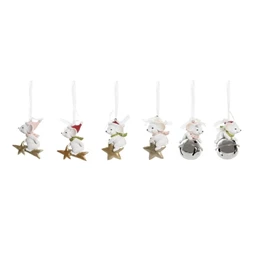 Figura egér 7x4,5x9 cm 6 féle