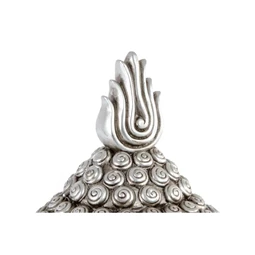 Figura Buddha fej 27x24x49 cm