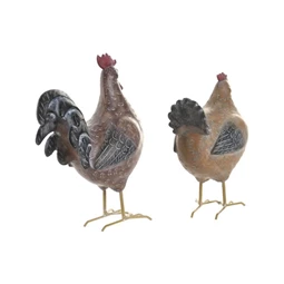 Figura kakas, tyúk 24,5x12x29 cm 2 féle