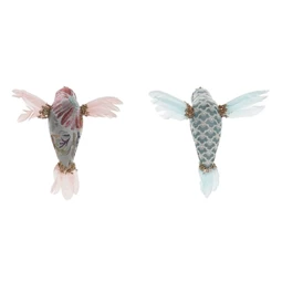 Figura kolibri 19x10x18 cm 2 féle