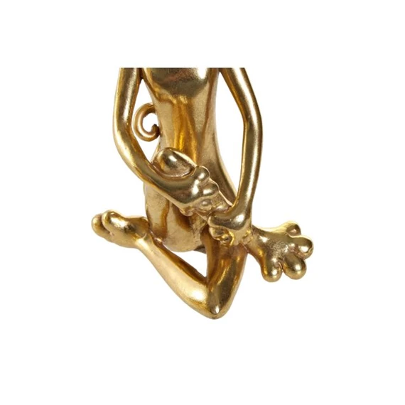 Figura macska jóga 15x12x24 cm 3 féle