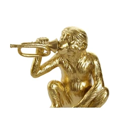 Figura majom zenész 15x10x14 cm 3 féle