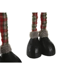 Figura rénszarvas, Mikulás teleszkópos 23x13x94 cm 2 féle