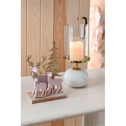 Figura rénszarvas 17x8,5x26,5 cm 2 féle