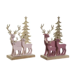 Figura rénszarvas 17x8,5x26,5 cm 2 féle
