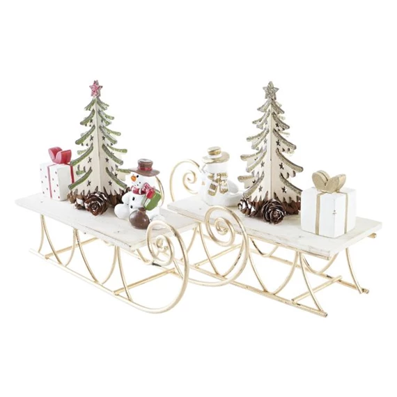 Figura szánkó 19x6x14 cm 3 féle