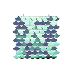 Flitter háttérpanel pikkely alakú világoslila 30x30 cm