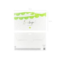 Fodros bojt girland zöldalma 3 m