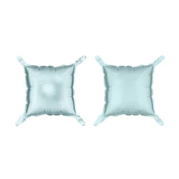 Fólia lufi függöny kétoldalas négyzet, ködös kék, 35x35 cm S/4