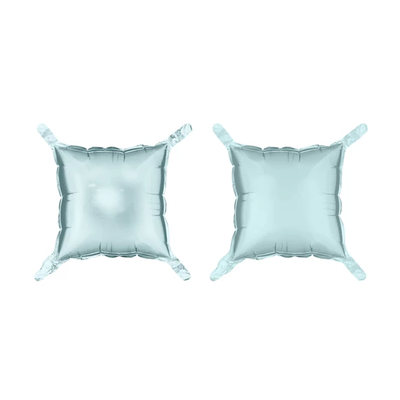 Fólia lufi függöny kétoldalas négyzet, ködös kék, 35x35 cm S/4