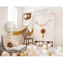 Fólia lufi maci csörgő 61x88 cm mix