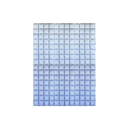 Függöny lufi fólia kék ombre 72x143 cm