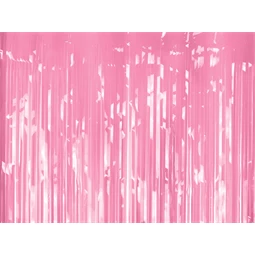 Függöny party világos rózsaszín 100x200 cm