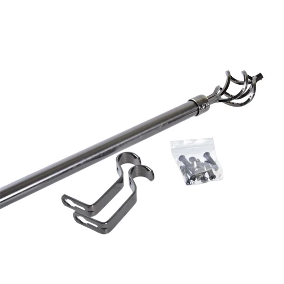 Függönyrúd állítható 160x16x16 cm