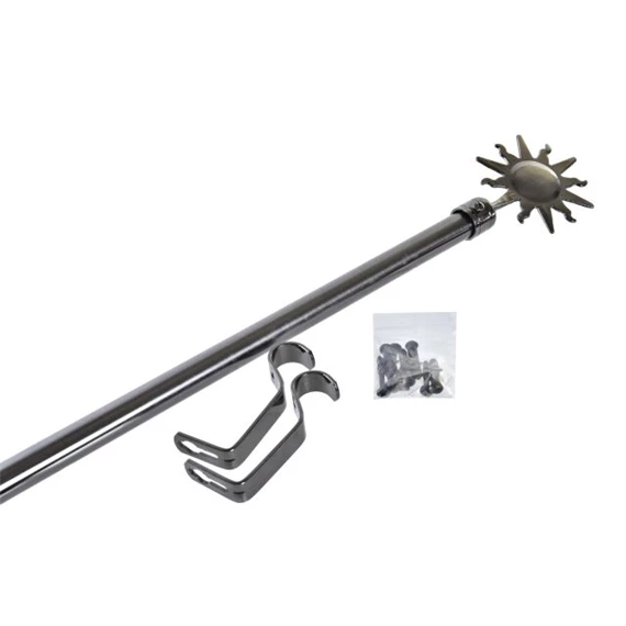 Függönyrúd állítható 160x16x16 cm