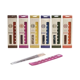 Füstölő pálca szett talppal 8x28x1 cm 6 féle S/20