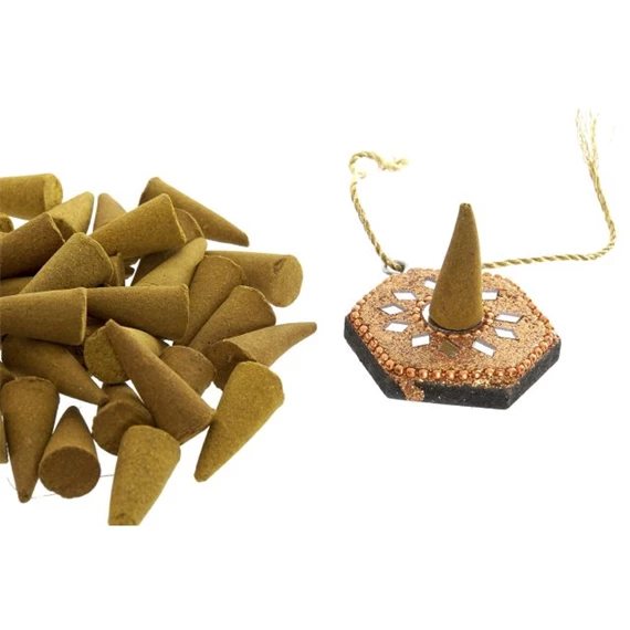 Füstölőkúp tartó szett 6x4x16 cm 6 féle S/6