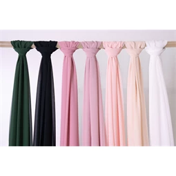 Futó chiffon fekete 0,48 x 5 m