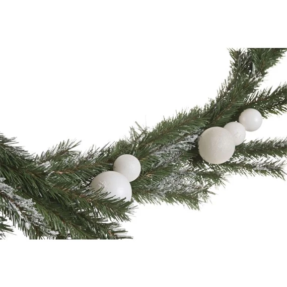 Girland havas, bogyós, 40 LED-es 14x7x150 cm