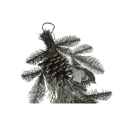 Girland havas, tobozzal, 35 LED-es 25x13x152 cm