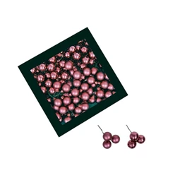Gömb betűzős 2 cm amaranth S/144