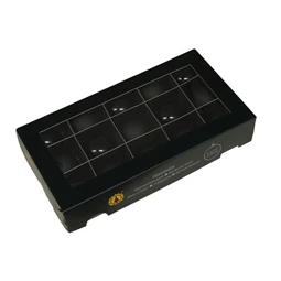 Gömb 4 cm black S/15