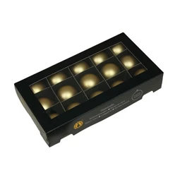 Gömb 4 cm bright gold mat S/15