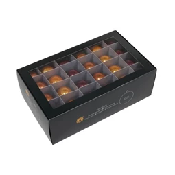 Gömb 4 cm caramel brown S/48