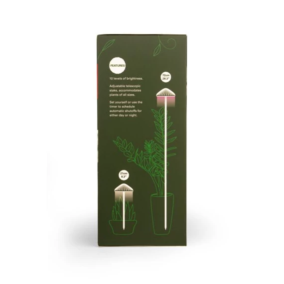 Gomba formájú palántanövesztő lámpa LED-es 72 cm