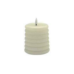Gyertya LED-es 8,5x8,5x10 cm