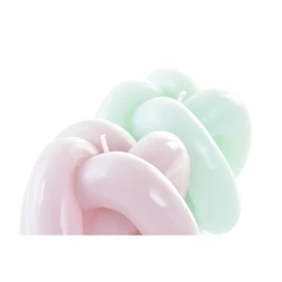 Gyertya csomó alakú 9x9x7 cm 2 féle