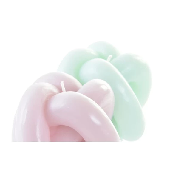 Gyertya csomó alakú 9x9x7 cm 2 féle