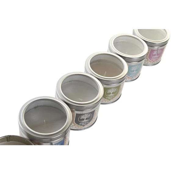 Gyertya életfa 7,5x7,5x6 cm 6 féle