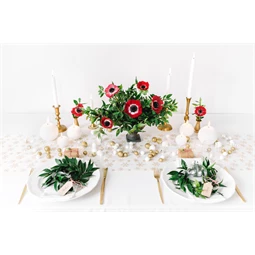 Gyertya gömb matt fehér 6 cm S/10