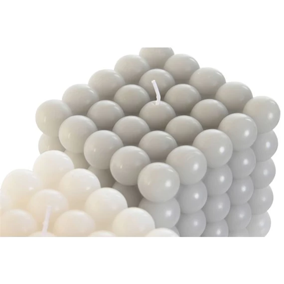 Gyertya gömbökből 9x9x9 cm 2 féle