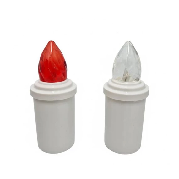 Gyertya henger LED-es 6x11 cm 2 féle