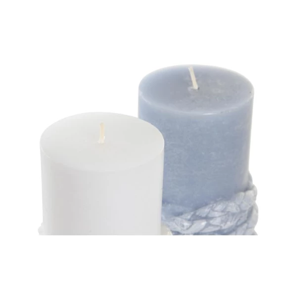 Gyertya kötéllel 7,2x7,2x10 cm 2 féle