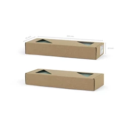 Gyertya kúp alakú matt égkék 24 cm S/10