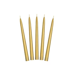 Gyertya metál arany 24 cm S/10