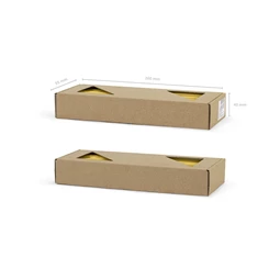 Gyertya metál arany 24 cm S/10