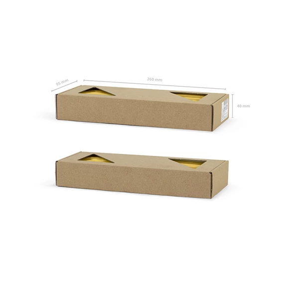 Gyertya metál arany 24 cm S/10