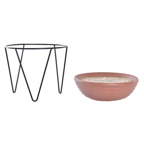 Gyertya szúnyogűző 20x20x19 cm