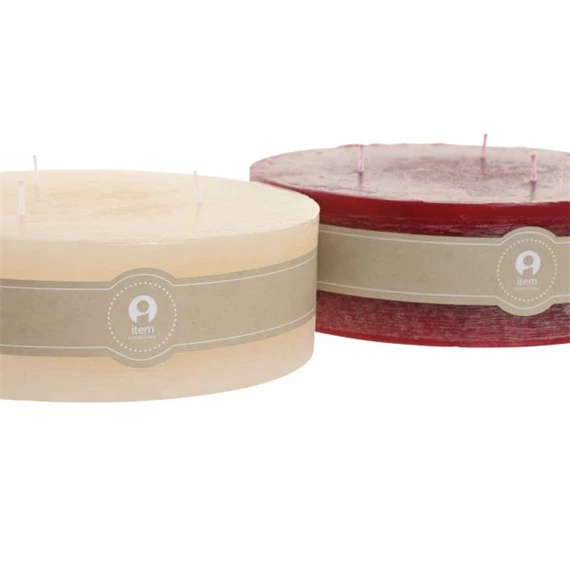 Gyertya 20x20x6,5 cm 2 féle