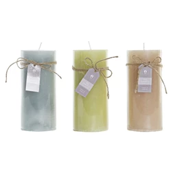 Gyertya 6,5x6,5x15 cm 3 féle