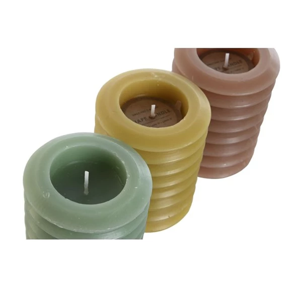 Gyertya 7x7x10 cm 3 féle